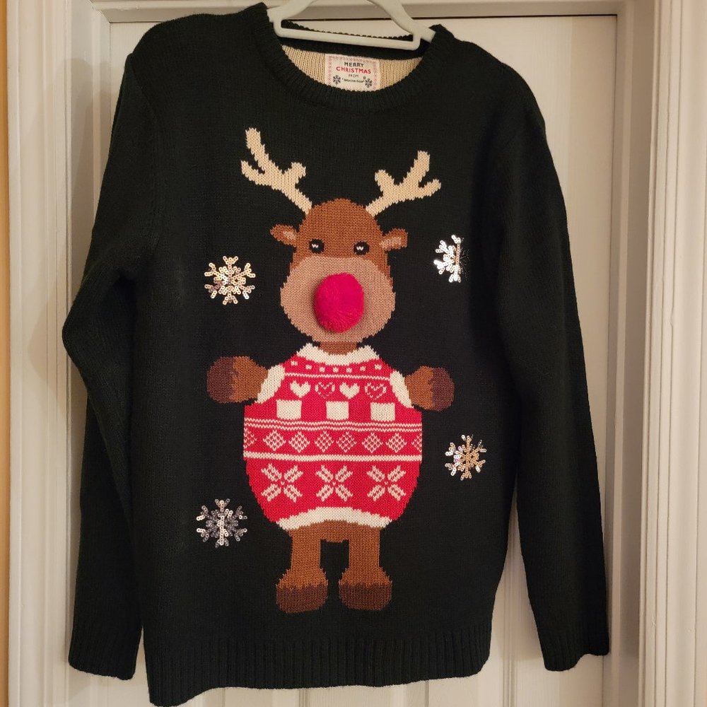 Daisys Boutique Ugly Christmas Sweater, Size M, NWT